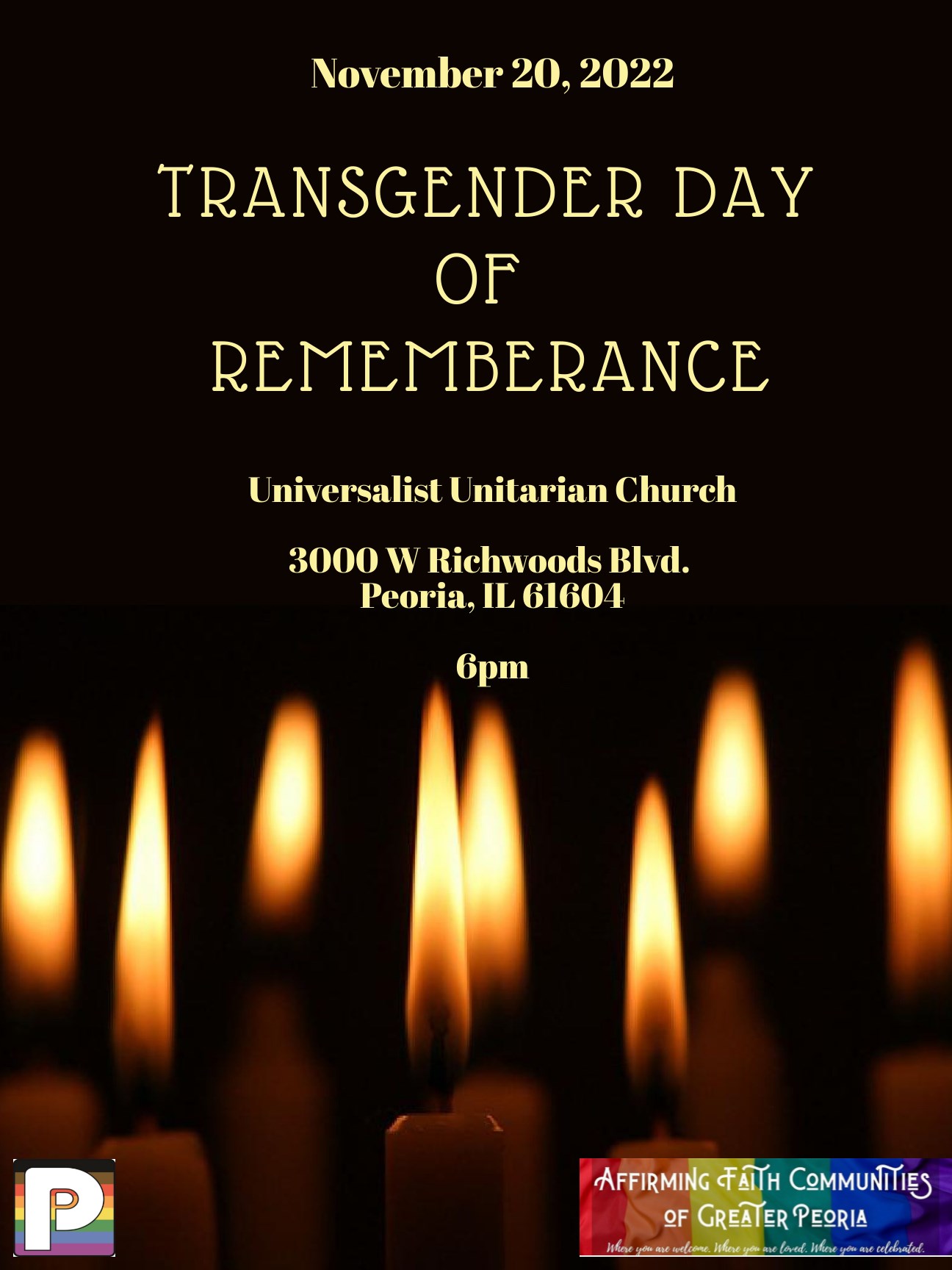 Transgender Day Of Remembrance 2022 Universalist Unitarian Church Of