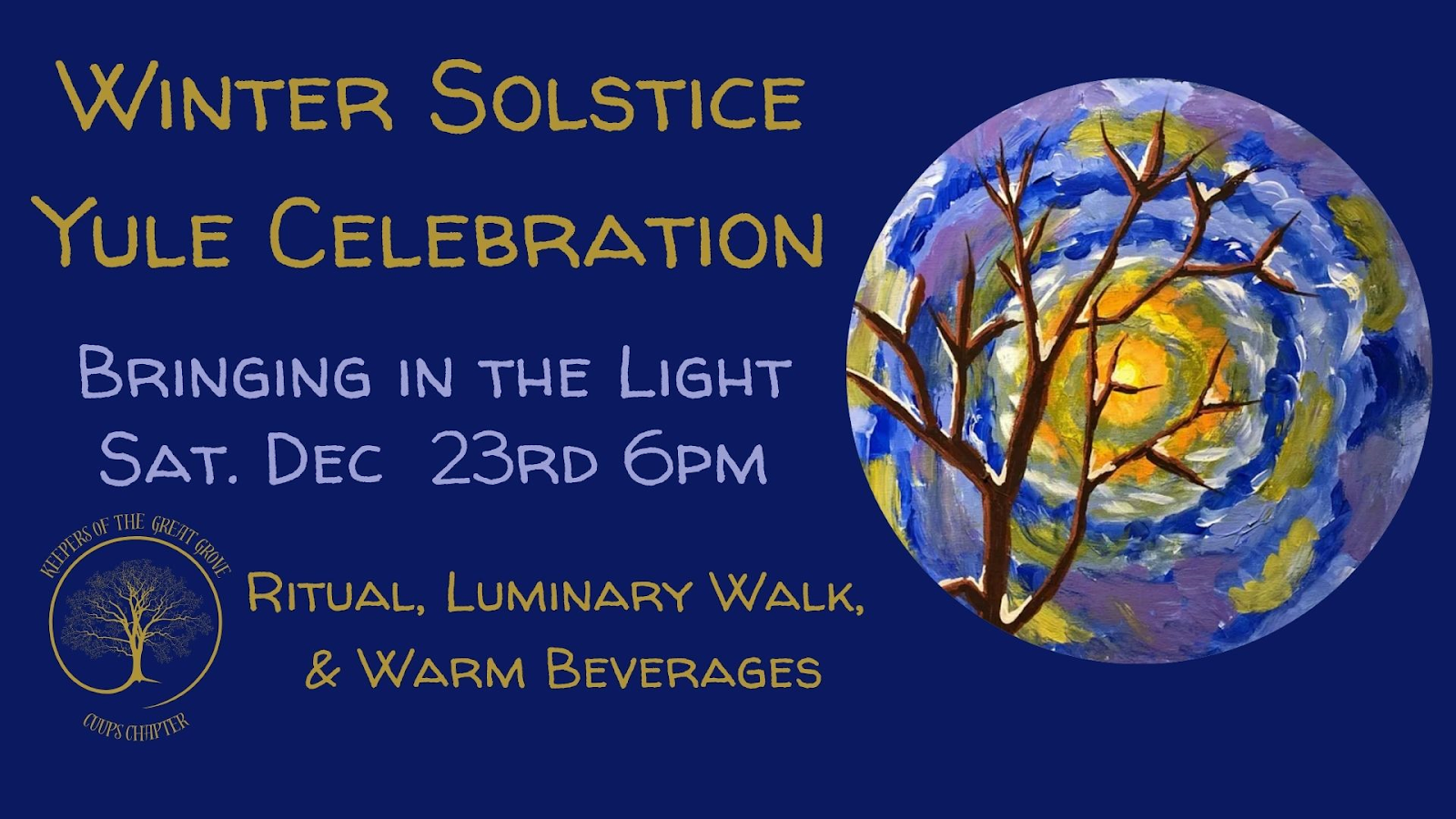 Winter Solstice Yule Celebration - Universalist Unitarian Church Of Peoria