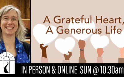 A Grateful Heart, A Generous Life (Rescheduled)